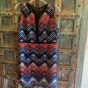 All Cotton Sleeveless Dress w/ Keyhole Front